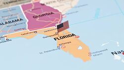 Florida from USA States Stock Footage