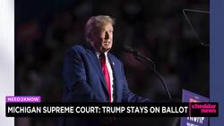 Michigan Supreme Court Rules Trump Stays on Ballot News Clip