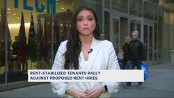 Rent-stabilized tenants rally against proposed increases News Clip
