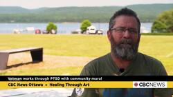 How a community art project is helping a veteran work through PTSD News Clip