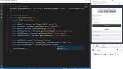 Loan Calculator [Part 2] - Calculate & Error Instructional Video