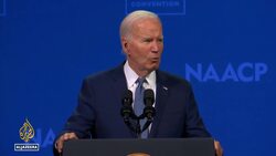 In NAACP speech, Biden denounces violence but resumes attacks on Trump News Clip