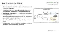 Design Microservices Architecture with Patterns and Principles - Best Practices for CQRS and Instagram Database Architecture with CQRS Instructional Video