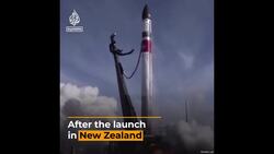 Helicopter catches falling rocket News Clip