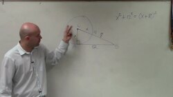 Given a line tangent to a circle find the value of x Instructional Video