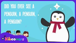 Penguin Song | Did You Ever See a Penguin Song | Lyric Video | The Kiboomers Instructional Video