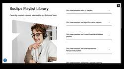Playlist Library - Free Curated Recommendations from Boclips (Classroom Platform Walkthrough 13/15) Instructional Video