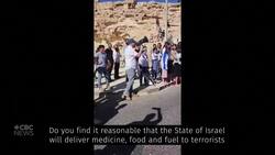 Protesters in Israel obstruct road to slow Gaza aid trucks News Clip