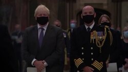 Boris Johnson at service to mark anniversary of Battle of Britain News Clip