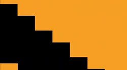 Transition effects motion 4k video.Abstract simple shape orange background motion. Stock Footage