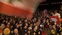 CLEAN : Lebanese attend a gathering for musician Marcel Khalife in Baalbeck News Clip