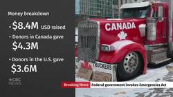 More than half of convoy donations came from U.S., hacked data shows News Clip