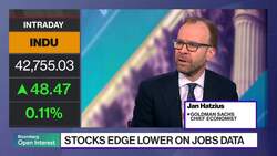 Inflation Would Fall Faster Without Tariffs, Says Goldman's Hatzius News Clip