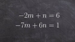 Using substitution to help us solve a system of equations Instructional Video