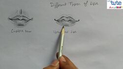 How to Draw 6 Common Lip Shapes with Freehand: A Step-by-Step Guide Instructional Video