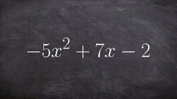 Learn How to Factor a Quadratic in Your Head When a is not Equal to One Instructional Video