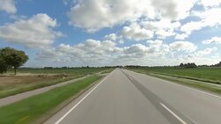 Denmark XIII synched series rear driving studio process plate background Stock Footage