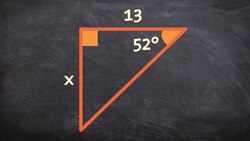 Using tangent to find the missing length of a triangle Instructional Video