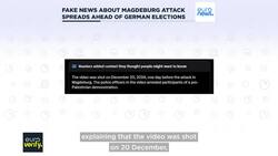 How fake news about the Magdeburg attack is spreading ahead of the German elections News Clip