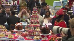 Charles and Camilla attend the Big Jubilee Lunch News Clip