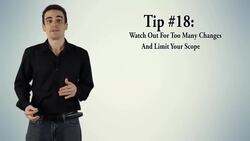 Agile Project Management - Tip #18: Watch Out for Too Many Changes and Limit Your Scope Instructional Video