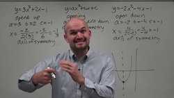 Parts of a Parabola in Standard From Instructional Video