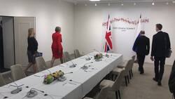 Theresa May meets Vladimir Putin at G20 News Clip