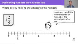 Identify numbers on marked but unlabelled number lines Instructional Video