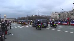 CLEAN : French soldiers killed in Mali honoured in Paris funeral procession News Clip