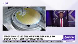 Pres. Biden Signs $280B CHIPS Act In Bid To Boost U.S. Over China News Clip