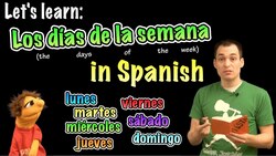 Learn the Days of the Week in Spanish! Instructional Video