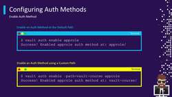 HashiCorp Certified - Vault Associate Course - Configuring Auth Methods Using the CLI Instructional Video