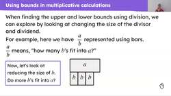 Upper and lower bounds in multiplicative calculations Instructional Video