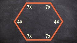 Finding the value of x using the interior sum theorem for a hexagon Instructional Video