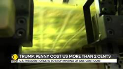 Donald Trump drops penny production News Clip