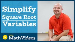 Master Simplifying the square root of an algebraic expression Instructional Video