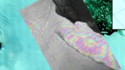 Iceberg larger than P.E.I. breaks away from Antarctica News Clip