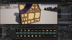 Building Medieval Worlds - Unreal Engine 5 Modular Kitbash - Adding Smaller Details to the House Instructional Video