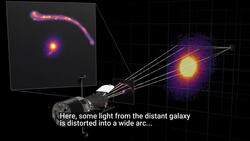Large Black Hole Discovered Through Gravitational Lensing Instructional Video
