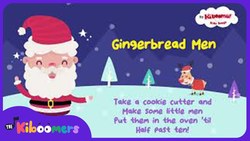 Gingerbread Man | Kids Christmas Songs | The Kiboomers Instructional Video