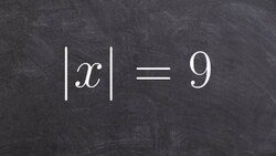 Learn the Basics of Solving an Absolute Value Equation Instructional Video