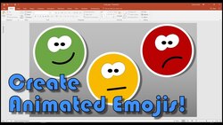 Creating Smiley Faces and Emojis in PowerPoint Instructional Video