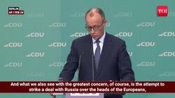 German CDU Leader Merz's SHOCK Message To Trump & Putin On Ukraine | Full Speech News Clip