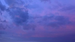Cloudscape Dusk Stock Footage
