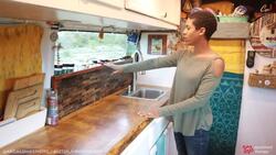 Abigail & Natalie's Beautiful Sprinter Van Home | Tiny Tour Instructional Video