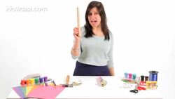How to Make a Bottle Cap Shaker out of a Wooden Dowel Instructional Video
