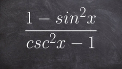 How to use pythagorean identities to simplify trig identities Instructional Video