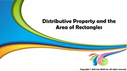 Distributive Property and the Area of Rectangles Instructional Video