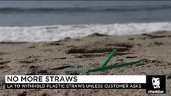 Los Angeles to Require Businesses to Withhold Straws Unless Requested News Clip
