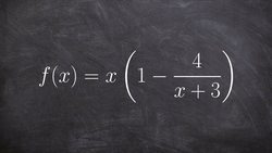 Learn how to take derivative using quotient rule by simplifying first Instructional Video